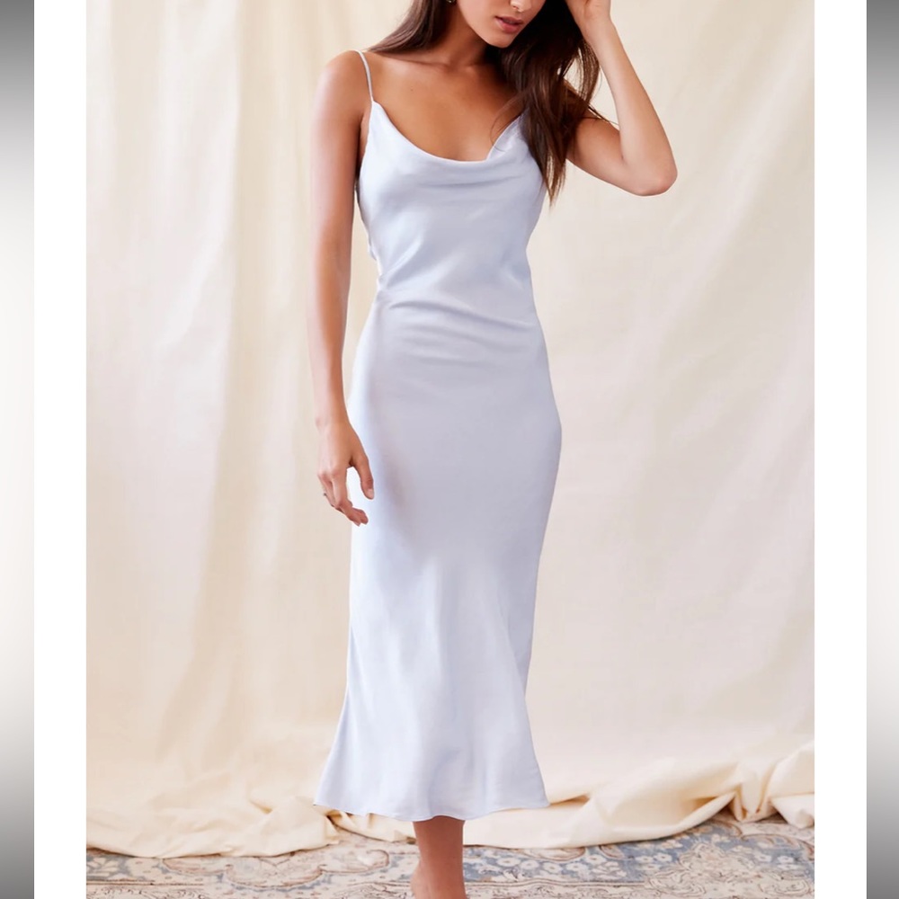 Andjela Kate dress slip dress in ice blue SOLD OUT size L